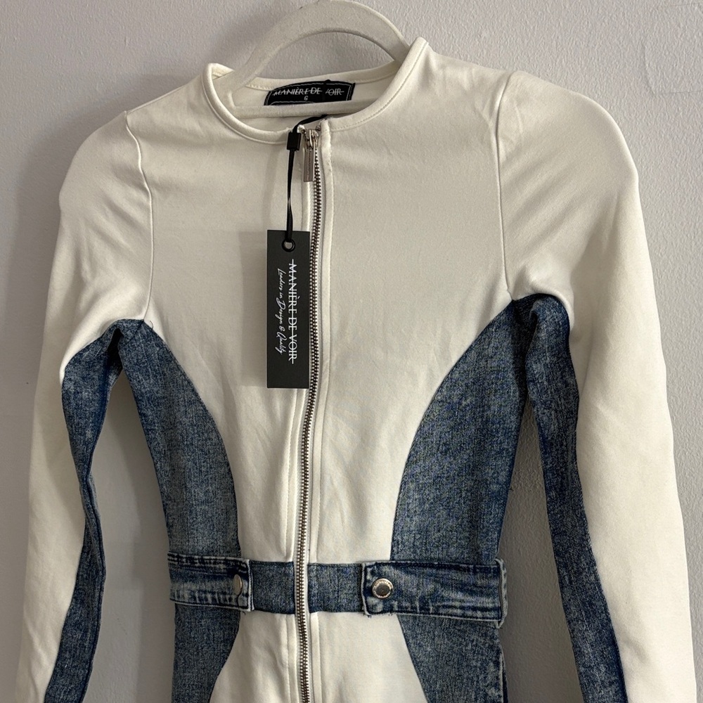 Maniere De Voir Dress with Denim